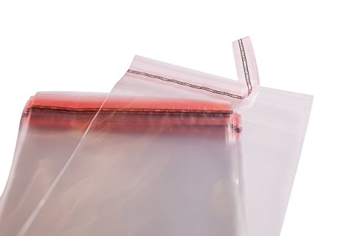 500 Bolsas De Plástico Transparente Peel & Seal bolsas tamaño 15 cm x 20 cm + 3 cm solapa