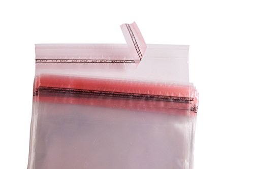 500 Bolsas De Plástico Transparente Peel & Seal bolsas tamaño 15 cm x 20 cm + 3 cm solapa