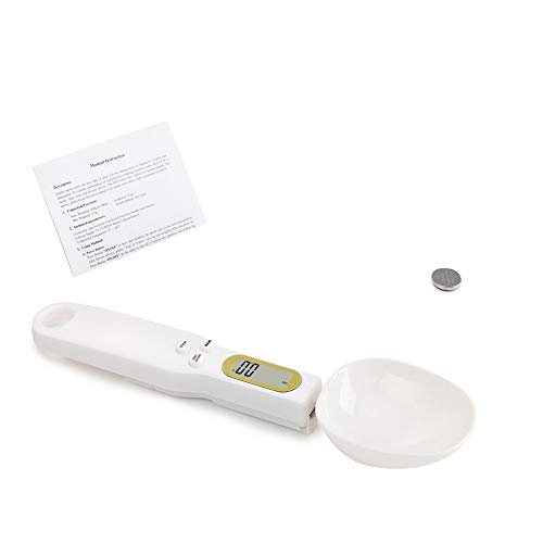 500g/0.1g pantalla LCD digital de laboratorio de cocina médica cuchara electrónica de peso de alimentos escala de cocina ingredientes cuchara escala