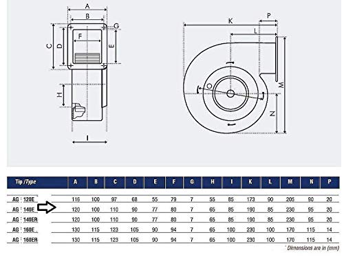 550m³/h Ventilador industrial con 500W Regulador de Velocidat Ventilación Extractor Ventiladores ventiladore industriales Axial axiales extractores centrifugo aspiracion