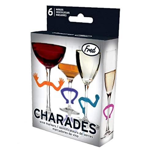 6 Piezas Copa De Vino Marca De Silicona Gesto Reconocedor De Vino Marcadores Drink De La Barra del Partido Decoración De La Mesa Uso En Hogar Color Azar