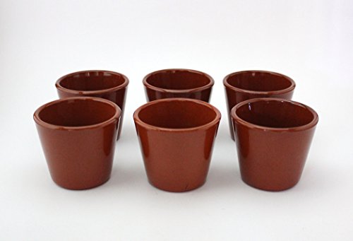 6 VASOS CUAJADA O VINO 6.5CM 150ml