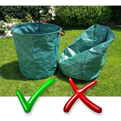 7doo Sacos Jardin Set 3X 300L 2da Generación, Bolsas Basura Jardin, Bag, Cesto Jardin, Herramientas Jardinería Kit Jardineria Productos De Jardineria Bolsa Reutilizable Contenedores En Polipropileno