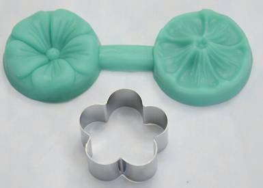 8 piezas. Flor con moldes de acero inoxidable veiner 3d silicona forma de galletas mazapán Fondant Decoración para tartas