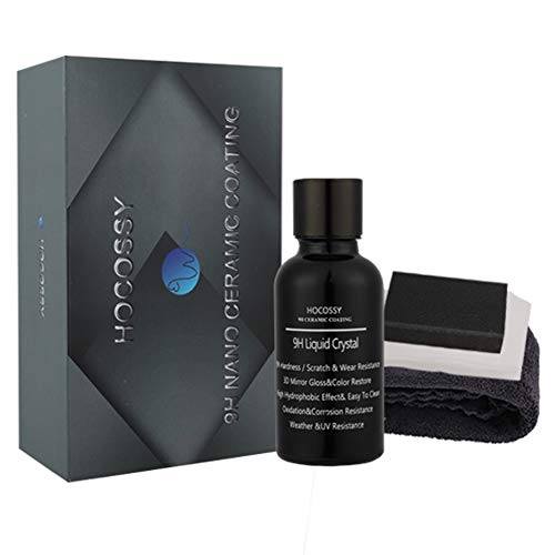 9H Kit de revestimiento de cerámica para coche, antiarañazos, líquido para coche, revestimiento de cerámica Nano, sellador de pintura, protección superhidrofóbica, revestimiento de vidrio pulido-30 ml
