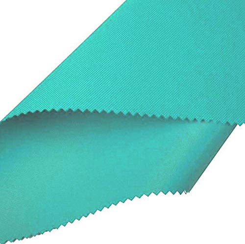 A-Express Pesado 600D Tela Gruesa Lona Impermeable al Aire Libre Cubrir Material, Vendido por el medidor - Turquesa (Longitud 500cm x Ancho 150cm)