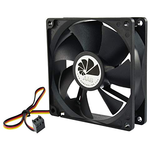 AABCOOLING Fan 9 - Un Silencioso Ventilador PC de la Serie Económica, Fan PC, Ventilador Laptop, Cooler 9cm, 92mm Ventilador 12V, 68 m3/h, 2200 RPM 25 dB (A)