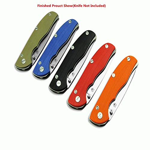 Abote - Hojas aislantes para mango de cuchillo, rojo, 18X8X0.1CM