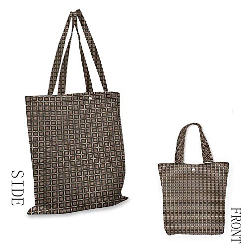 AbstractCraft - Bolsa de la compra de lona, diseño de helado y piña, diseño retro con ilustración de los años ochenta y nueve, también se puede cargar con un ordenador portátil multicolor
