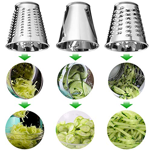 Accesorio de trituradora para batidoras KitchenAid, cortador de queso, rallador de verduras, apto para lavavajillas