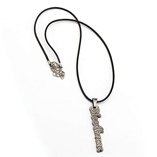 Accesorios Collar de Cadena de Cuero Bloodborne Source Curse Old Hunter Vintage Metal Colgante Collar Regalo (Metal Color : 1)