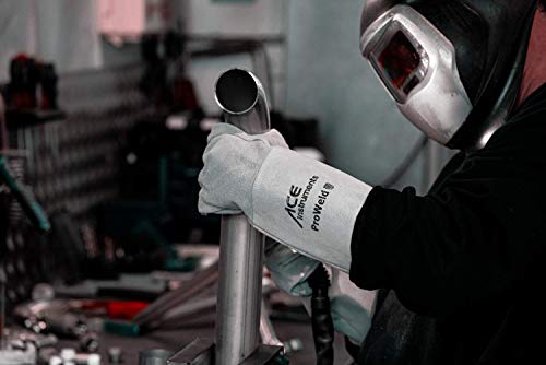 ACE ProWeld Guantes de Soldadura de Cuero - XL