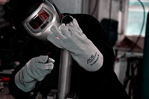 ACE ProWeld Guantes de Soldadura de Cuero - XL