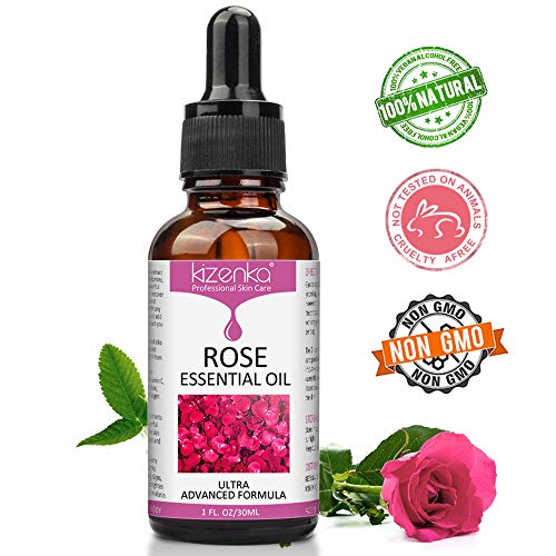 ¡Aceite esencial de rosa, cuidado de la piel con vitamina C, aclara las arrugas antienvejecimiento, perfecto para aromaterapia, relajación, terapia de la piel y más! - NATURAL