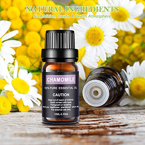 Aceites Esenciales, 12 x 10 ml Set de Regalo de Aceites de Aromaterapia 100% Natural Puro Aceites Esenciales Para Aromaterapia Set de Regalo para Humidificador y Difusor Aroma Ayuda a Dormir