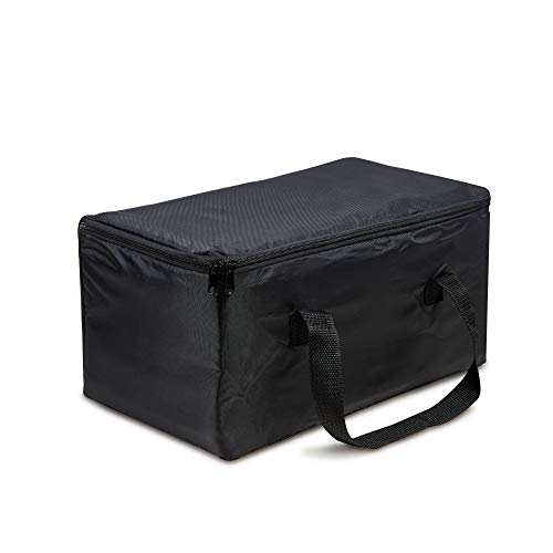 achilles, Bolsa de refrigeración, Bolsa de refrigeración, inserto de refrigeración para caja plegable, bolsa de refrigeración plegable, negro, 40 cm x 24 cm x 20 cm