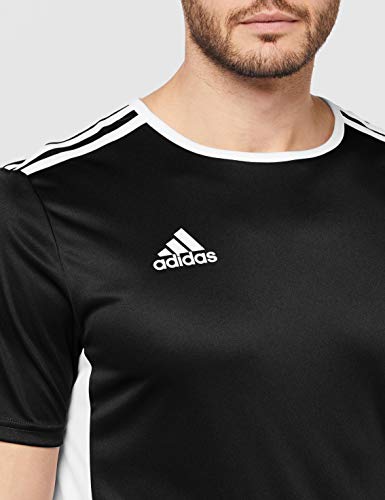 adidas Entrada 18 JSY T-Shirt, Hombre, Black/White, L