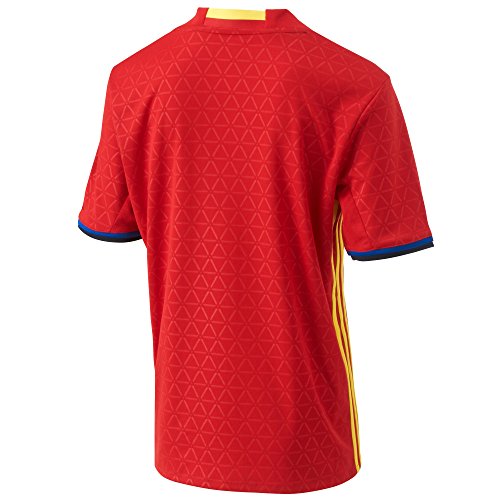 adidas FEF H JSY Y Camiseta Selección Española de Futbol 1ª Equipación 2016/2017, Niños, Rojo/Amarillo/Azul, 140