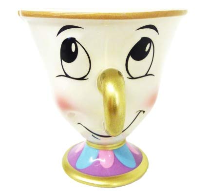 Adorable Regalo la Bella y la Bestia Chip Taza de Cerámica Perfecto a Escoger Taza de Café Té