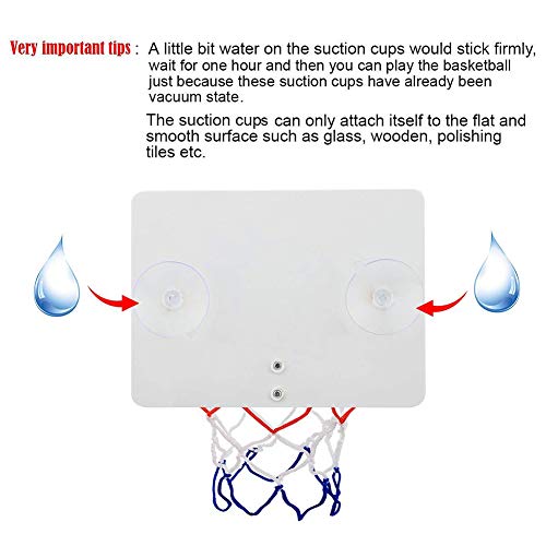 Aeebuy - Minicanasta de Baloncesto para niños, Soporte de Pared con Bomba