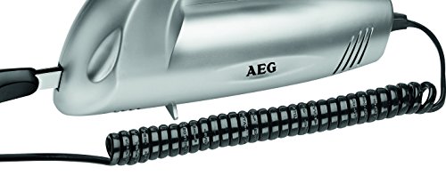 AEG EM 5669 Eléctrico, Cuchilla Dentada y Hoja para congelados, 180W, 180 W, silicona, Plateado
