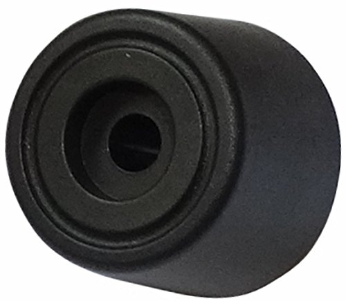 AERZETIX: 4 x Patas pies para montaje rápido de polietileno A: 15mm Ø20mm para muebles, negro