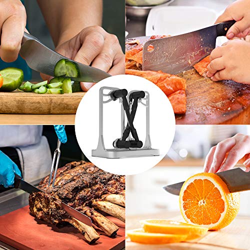 Afilador de cuchillos Anyuke, afilador profesional para cuchillos de cocina, cuchillos de cocina, juego de cuchillos, profesional y doméstico,