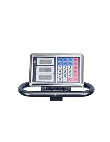 AgoraDirect - Báscula Industrial De Plataforma 1000kg/200g, Plegable, Pantalla LCD Digital De Doble Cara, Plataforma De Acero Tratada Térmicamente 60x80cm, Balanza Industrial Para Paquetería