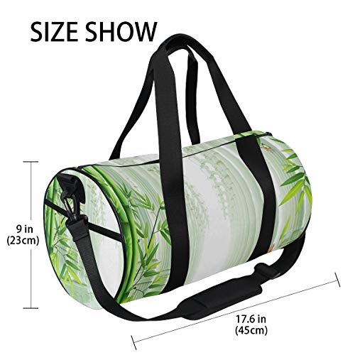 Ahomy Sports - Bolsa de Deporte con Piedras de Columna Romana en 3D, Bolsa de Viaje con Barril Grande para Hombres y Mujeres