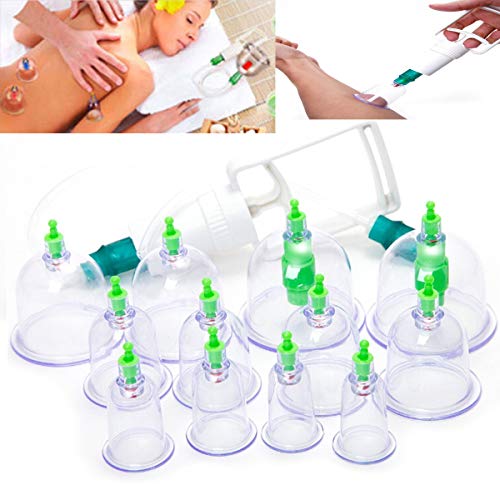 Ahuecamiento Masaje de ventosas terapia - 12 tazas