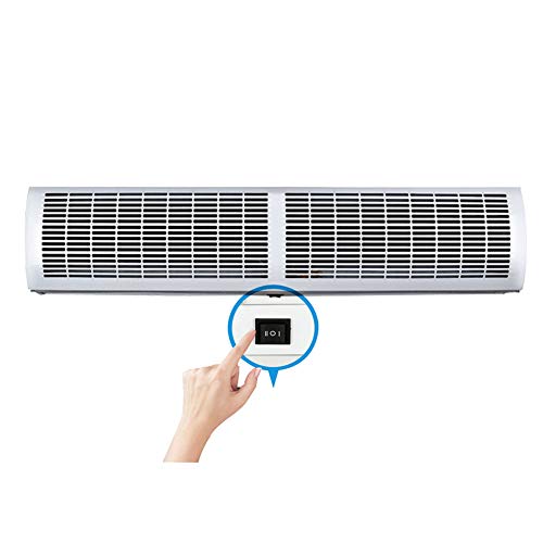 Air curtain Cortina de Aire sobre Ventilador de Puerta 60 cm / 90 cm / 100 cm / 120 cm / 150 cm Ruido bajo Cortina de Aire Interior Ideal para hogar, Oficina y Comercial