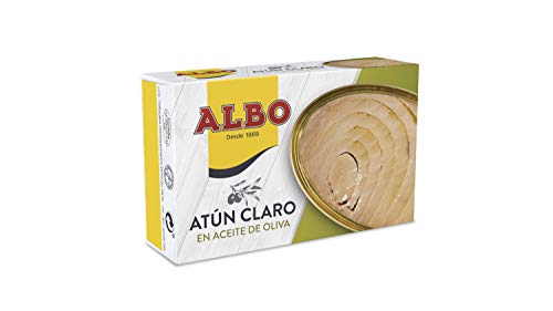 Albo - Atún claro en aceite de oliva - 112 g - [Pack de 8]