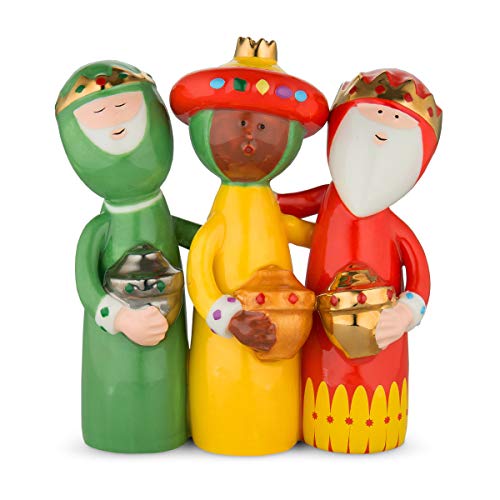 Alessi Estatuita de diseño en Porcelana, Decorada a Mano, Multicolor, Única