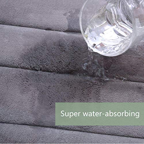 Alfombra De Baño Cocina,Fitness, Deportes Iconos de salud Formando una forma de corazón Comida limpia,Alfombrilla de baño con Ducha Antideslizante Lavable a máquina para baño y Sala de Estar 60x100 cm