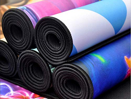 Alfombrillas De Ratón Para Juegos, Exquisitas Flores Y Gatos De Petunias, Goma Duradera Y Duradera, Alfombrillas De Ratón Portátiles Para Juegos De Oficina Portátil