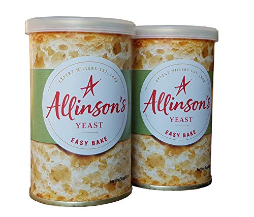 Allinson Fácil Hornear 100g De Levadura De Estaño (Paquete de 2)