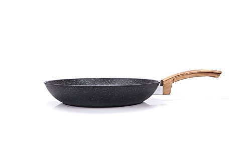 Alluflon Etnea Wood Edition sartén, aluminio, negro, 28 cm