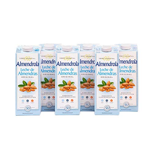 Almendrola - Bebida Vegetal de Almendras Original - Caja de 6 x 1L