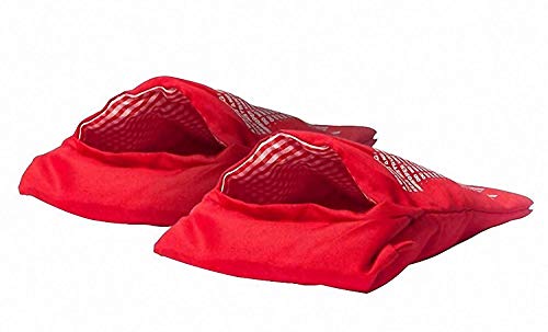 Always Fresh Kitchen Cook Tatoes Bolsa para Patatas En Microondas, Rojo, 2 x 22 x 17 cm