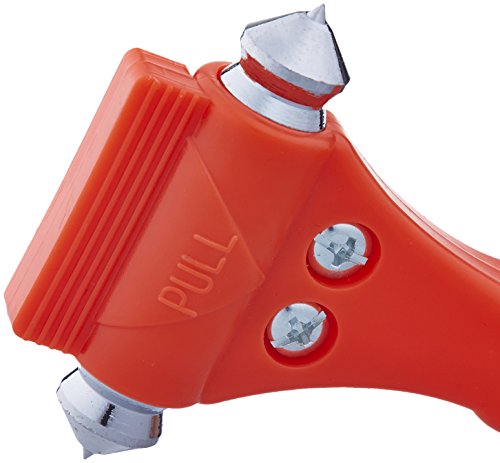 AmazonBasics - Cortador de cinturón de seguridad y martillo rompecristales de emergencia, pack de 2
