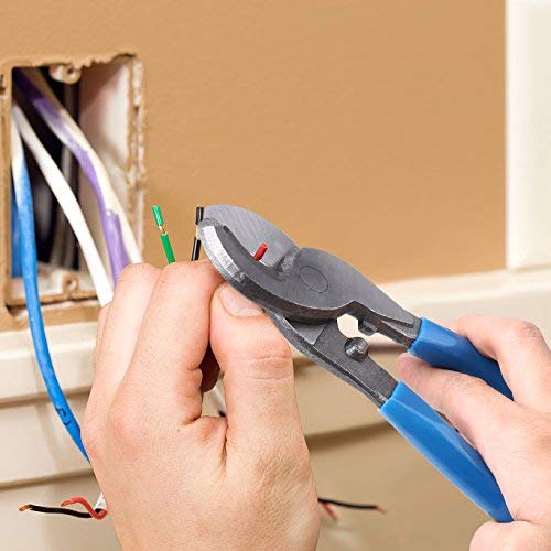 Amzdeal Crimpadora de Terminales Eléctrico 6-50 mm², Alicate Prensa Terminales Kit Ideal para 25 35 50mm² para Cortar y Prensar Cable