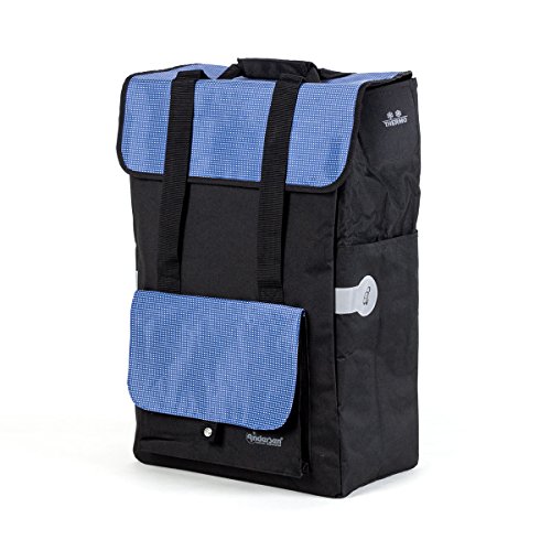 Andersen Carro de Compra Royal con Bolsa Vektor Azul, Volumen 43L, Bolsa térmica y Marco de Acero, 6 Ruedas