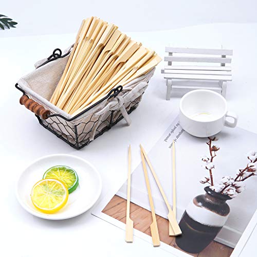 Aneco - 100 pinchos de bambú para barbacoa (25 cm)