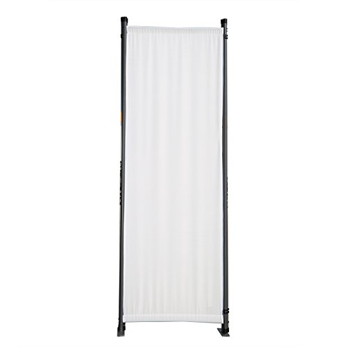 Angel Living Biombo Separador de 3 Paneles, Decoración Elegante, Separador de Ambientes Plegable, Divisor de Habitaciones, 169X165 cm (Blanco)