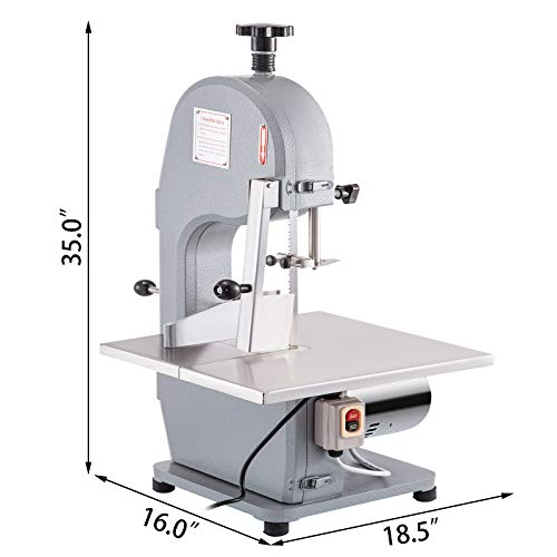 Anhon Máquina Sierra para Huesos de Carne Máquina de Corte de Carne Comercial 850W para Cortar Huesos Se Utiliza para Cortar Carne Congelada Varillas de Hueso Grandesy Otros Ingredientes Duros