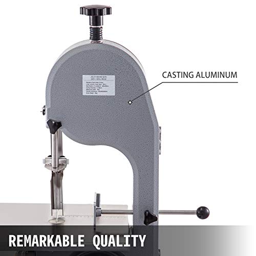 Anhon Máquina Sierra para Huesos de Carne Máquina de Corte de Carne Comercial 850W para Cortar Huesos Se Utiliza para Cortar Carne Congelada Varillas de Hueso Grandesy Otros Ingredientes Duros