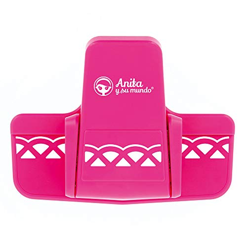 Anita Y Su Mundo Troqueladora de Bordes Blonda, Rosa Fucsia, Talla única