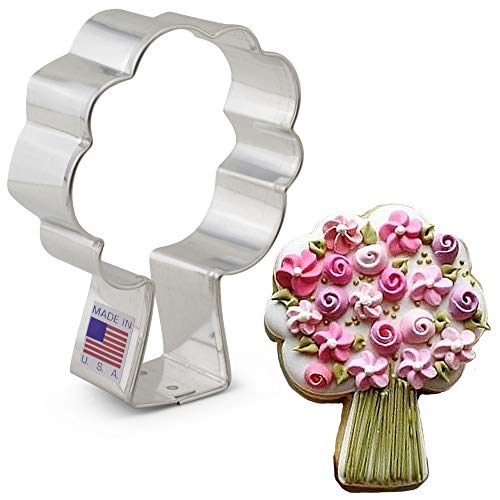 Ann Clark Cookie Cutters Cortador de galletas árbol/ramo de flores - 9,5 cm