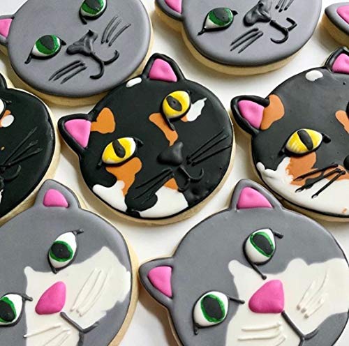 Ann Clark Cookie Cutters Cortador de galletas cara de gato - 9,5 cm - Acero fabricado en EE. UU.