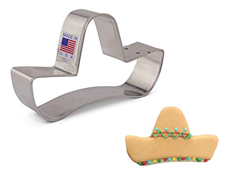 Ann Clark Cookie Cutters Cortador de galletas sombrero para fiesta mexicana/Cinco de Mayo - 10,8 cm